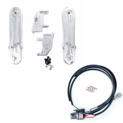 A10 Moto 96-13 Street Glide/Road King Billet S1 Pod Front Turn Signal Kit