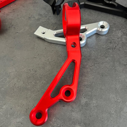 Carbon Visionary Shark Tail Reservoir Brackets Ohlins & Legend