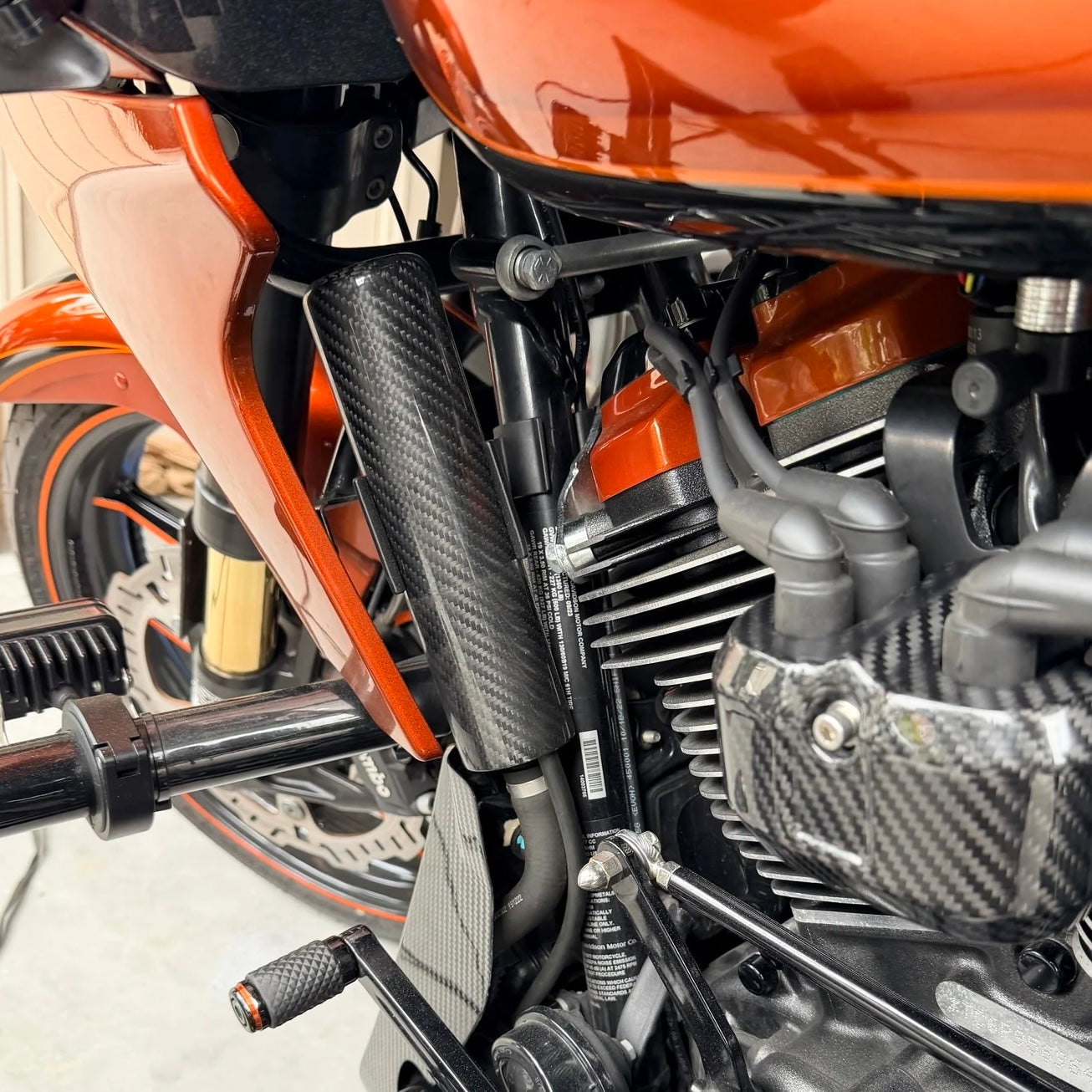 Carbon Visionary 24+ Carbon Fiber Radiator Reservoir Cover
