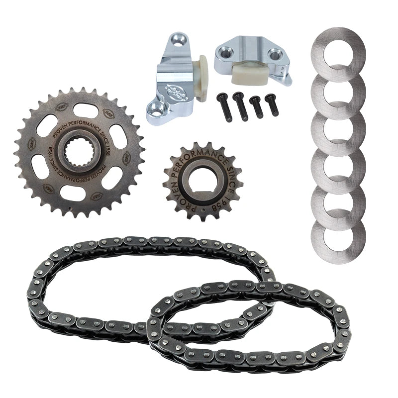 Camshaft Chain Drive Kit with Chain, Sprocket & Tensioner - Twin Cam 2007-2017 bt