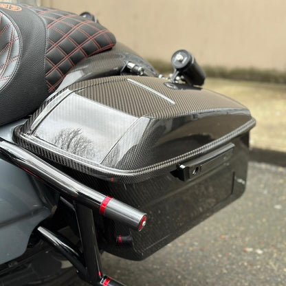 Carbon Visionary Next Generation Carbon Fiber Saddle Bags + Lids