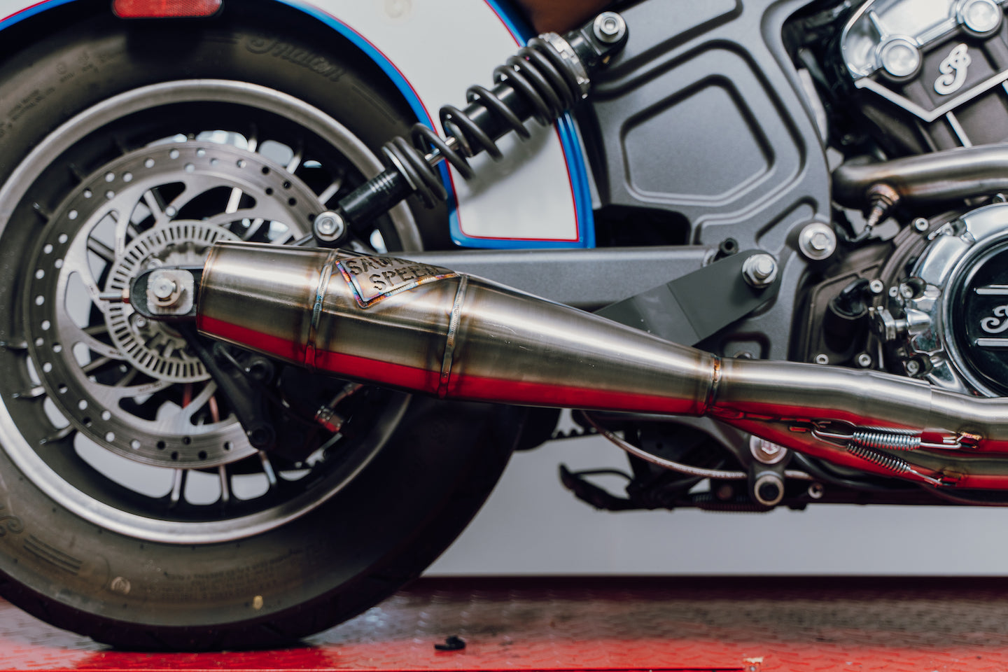 Indian Scout Mid-Length Exhaust