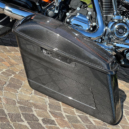 Carbon Visionary Next Generation Carbon Fiber Saddle Bags + Lids
