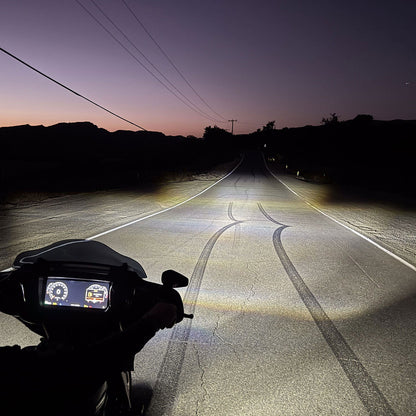 A10 Moto 15–23 HD Road Glide Baja Designs DOT LP6 Lighting Combo Kit