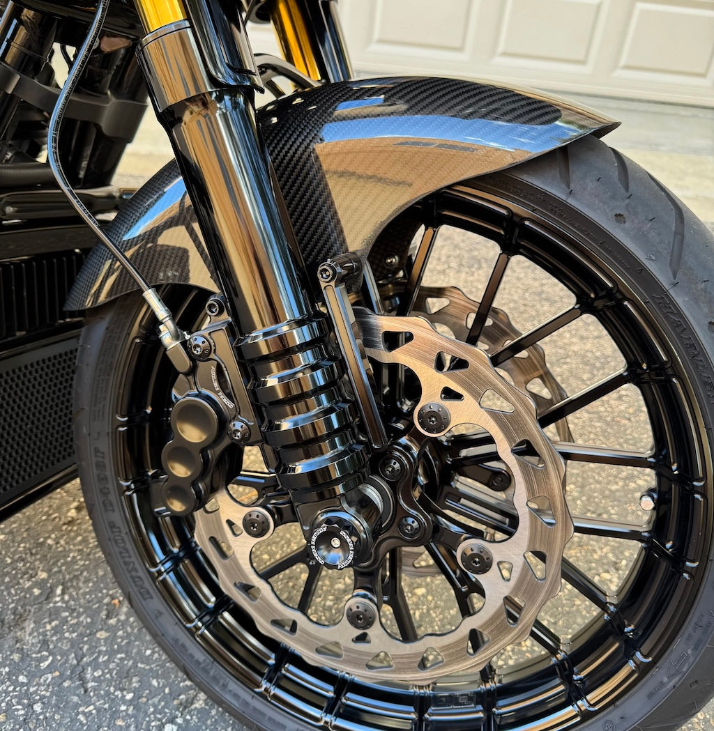 Carbon Visionary Carbon Fiber Short Racer - Front Fender