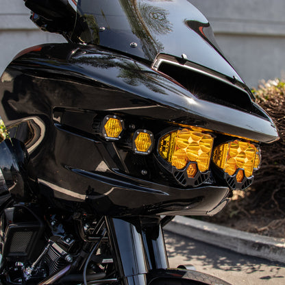 A10 Moto 2023.5+ Road Glide BAJA DESIGNS LP6 Lighting Combo Kit 127114