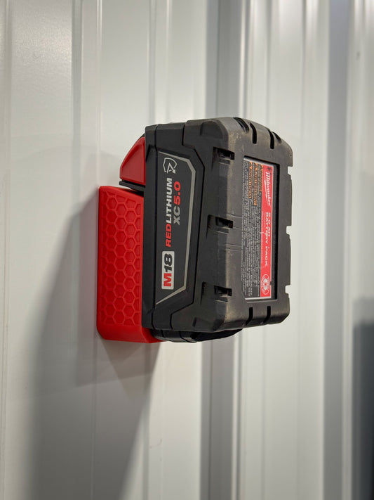 Magnetic Milwaukee M18 Battery Holder