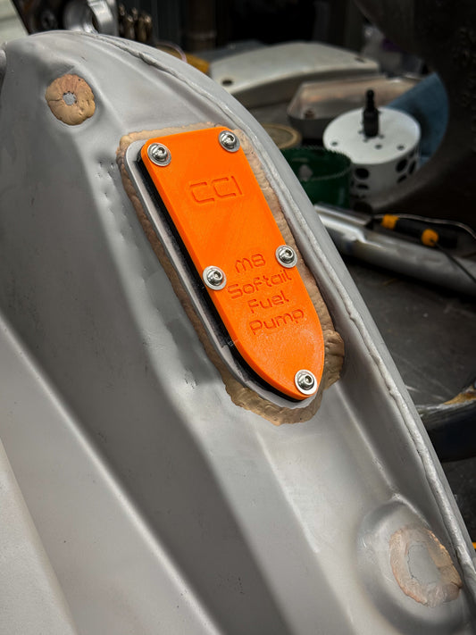 M8 Softail Fuel Pump Flange Block Off Plate