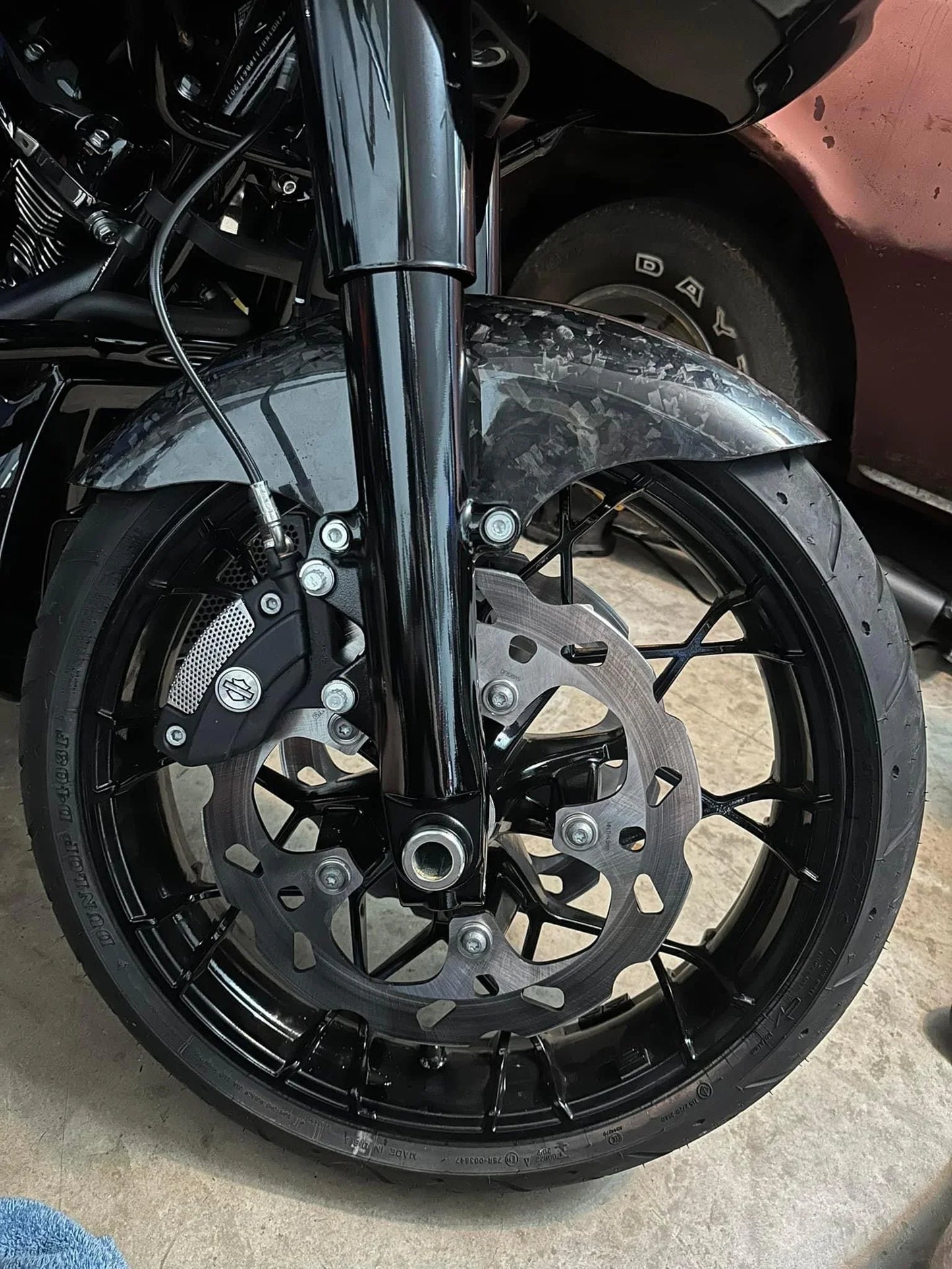 Carbon Visionary Carbon Fiber Short Racer - Front Fender