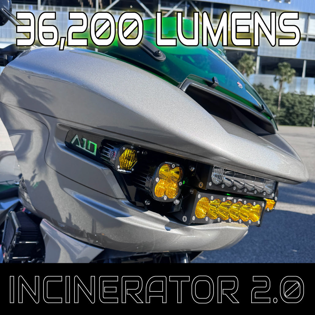 A10 Moto 2023.5+ Road Glide Incinerator 2.0 OnX6  Bar Lighting Kit