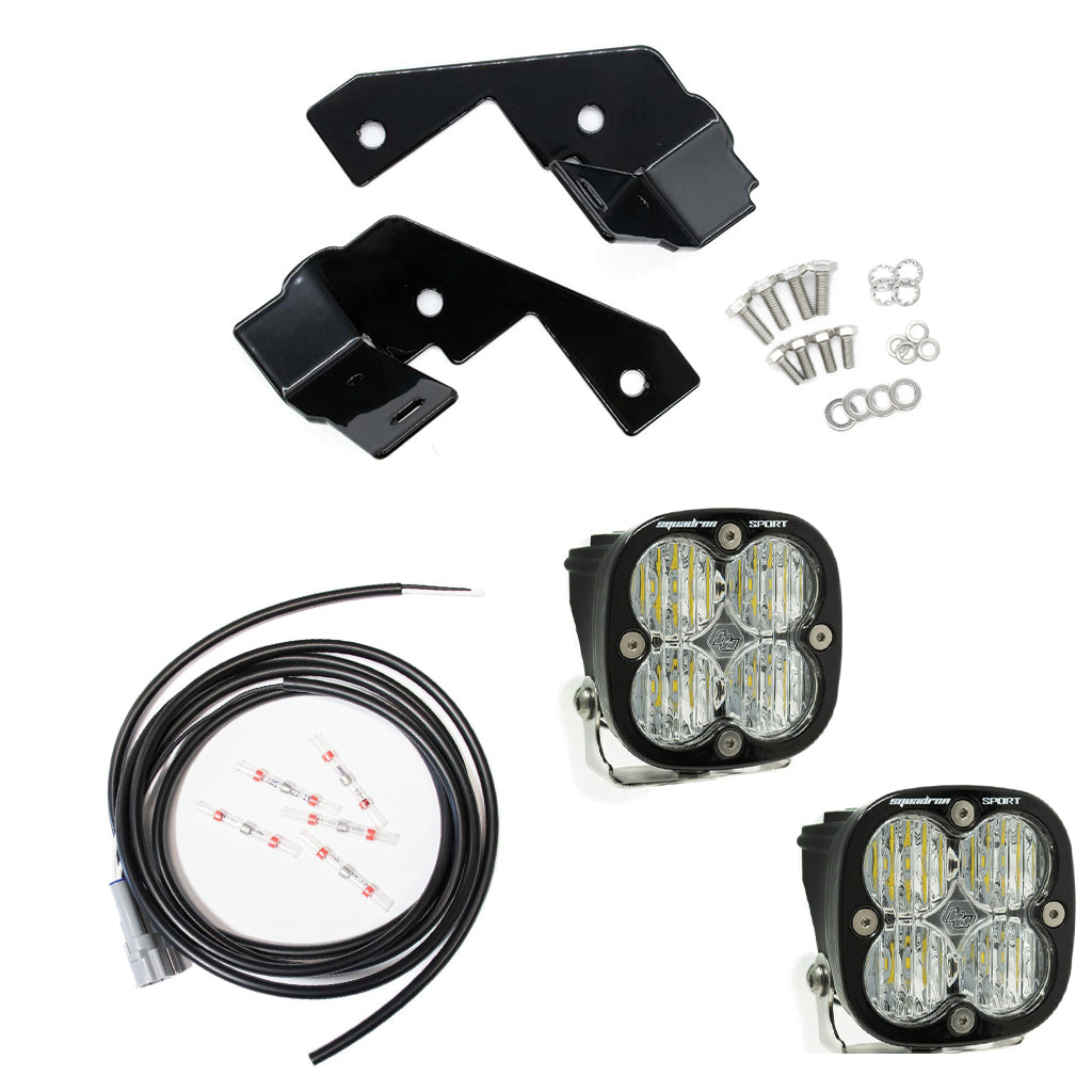 A10 Moto Indian Challenger Squadron Add On Fog Light Combo Kit