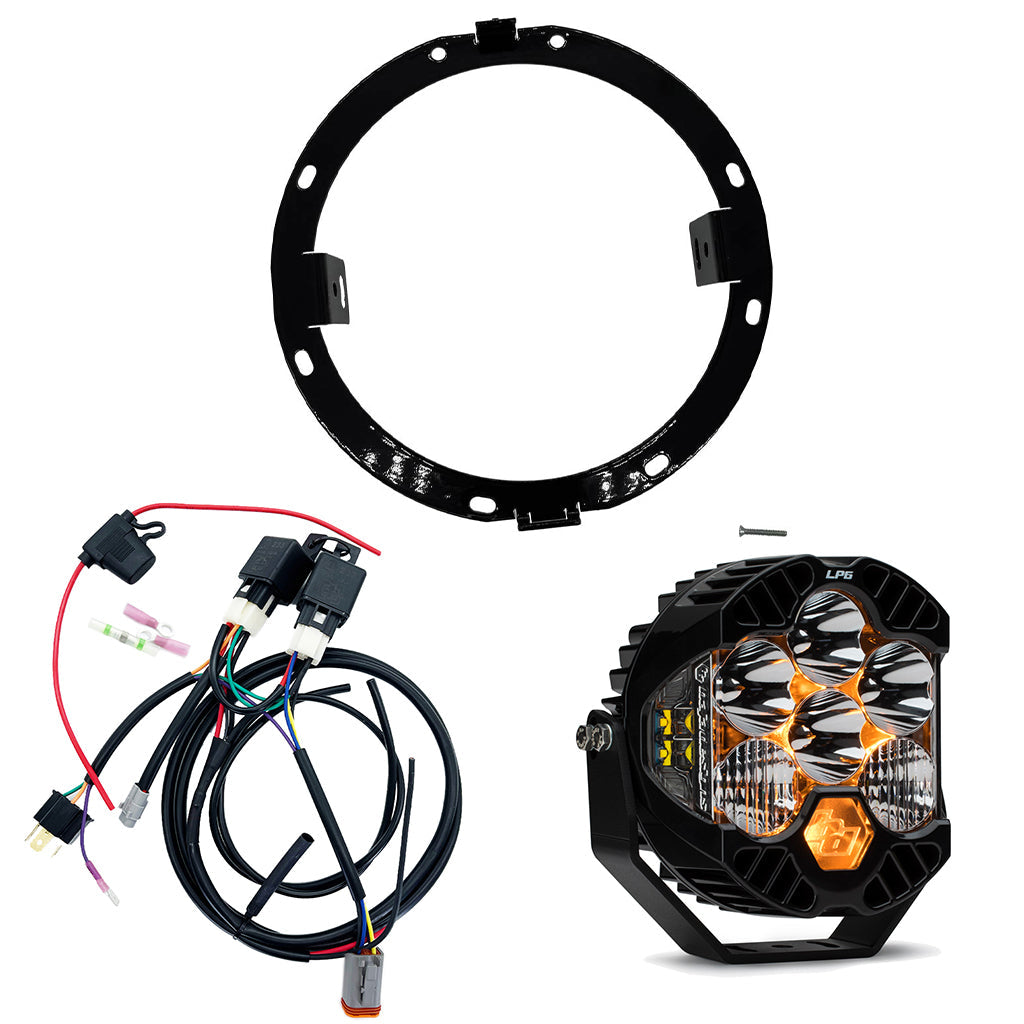 A10 Moto 96- Present Road King Baja Designs LP6 Lighting Combo Kit