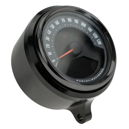 KRAUS MOTO S1 Gauge Bucket - OEM Harley Gauge - Black Anodized