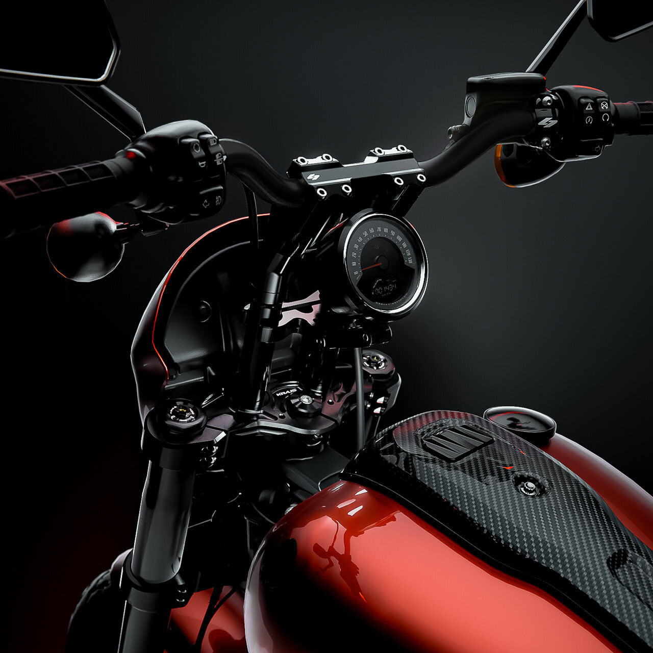 KRAUS MOTO Bully S 10" Pro T-Bar Kit for 2022-2023 Harley Low Rider S