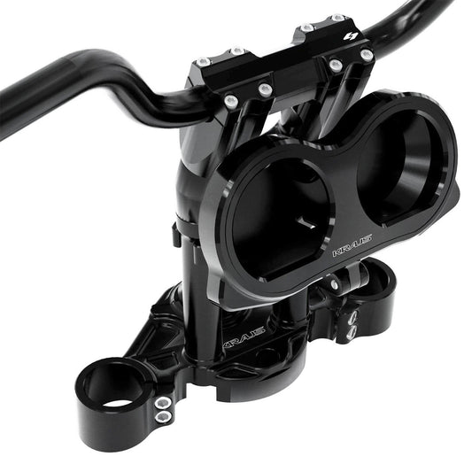 KRAUS MOTO Wolf One 10" Pro T-Bar Kit - LUX Gauge Face for 2015-2023 Harley Road Glide