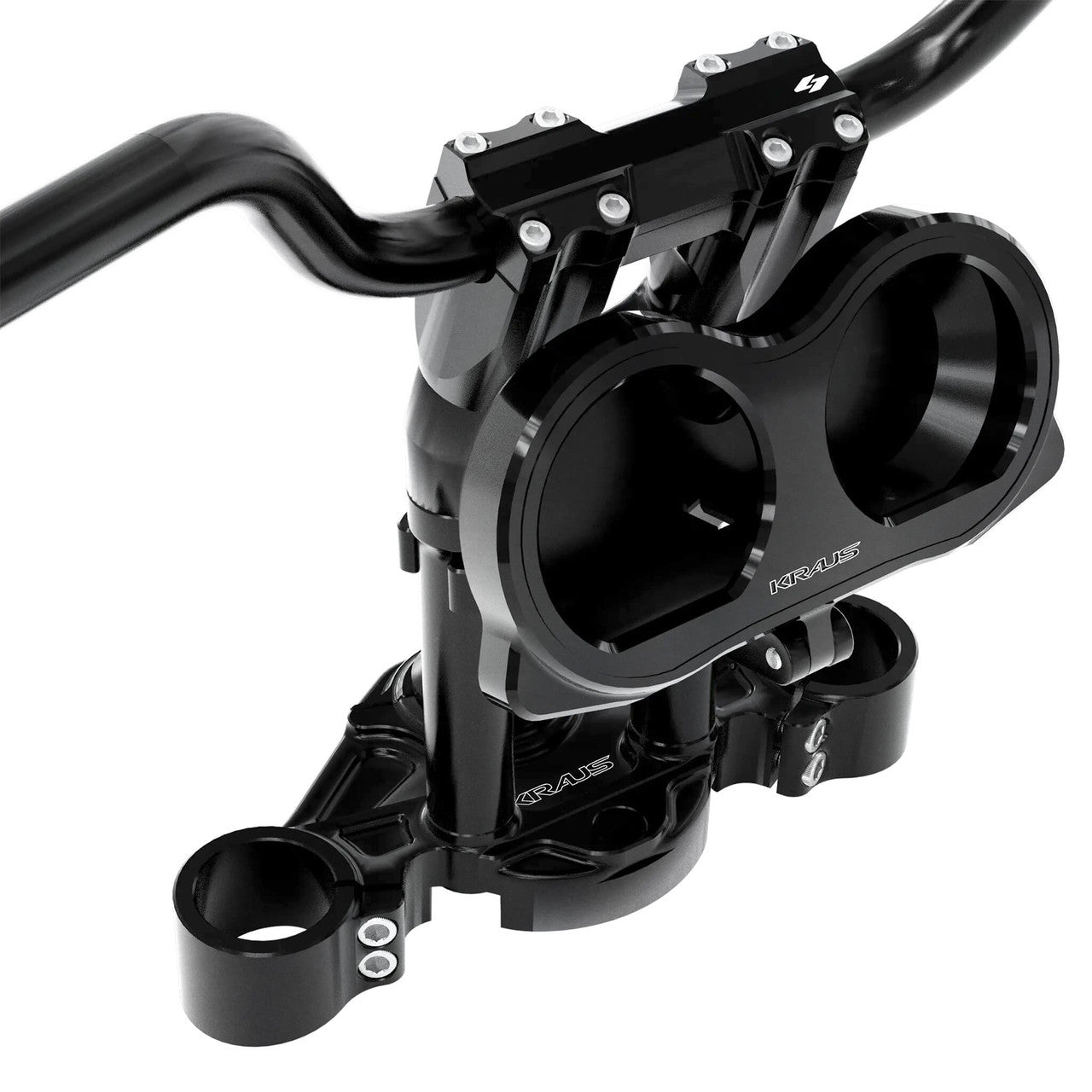 KRAUS MOTO LUX Gauge Bezel - Black Anodized - Road Glide '15-'23