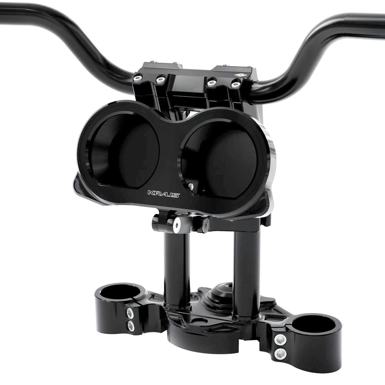 KRAUS MOTO LUX Gauge Bezel - Black Anodized - Road Glide '15-'23