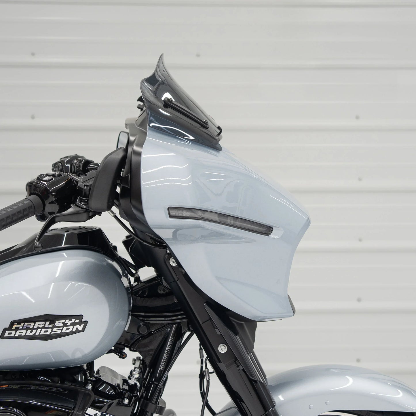 KLOCK WERKS Flare* Windshield - 8" - Dark Smoke - 2024 Street Glide