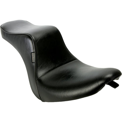 LE PERA Cherokee Seat - Smooth - Black - Softail '06-'17