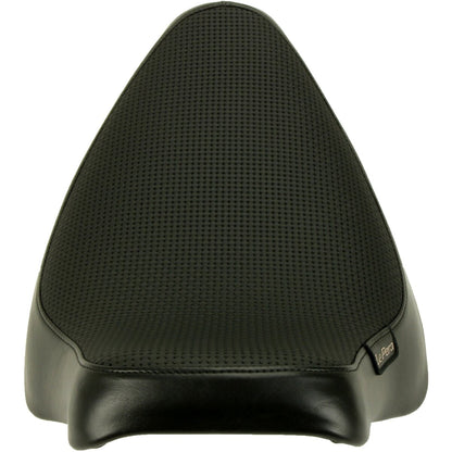 LE PERA Silhouette Solo Seat - Basketweave - Black - Softail '84-'99