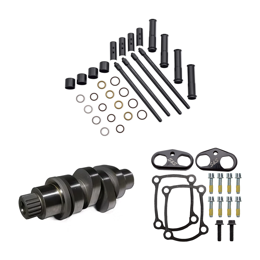 Harley Davidson Performance Kit Black Pushrod Covers Star Racing M28 Cam 2023.5+ Gen2 M8 117CI 121CI