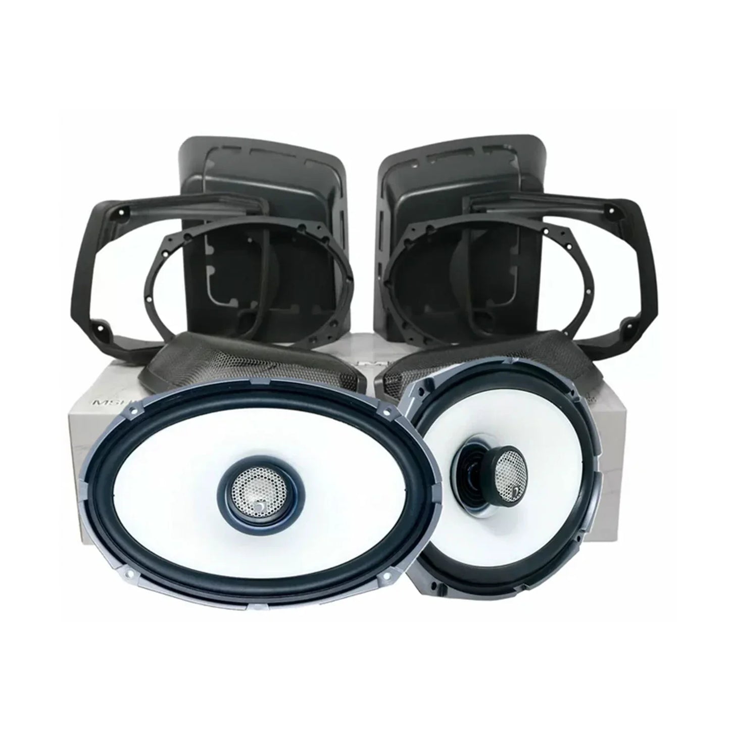 DIAMOND AUDIO - 150 Watt RMS - MSHXM692LK13 1998-2013 Harley Davidson® Cut In Lid Kit with HXM69F2 Speakers (2Ω)