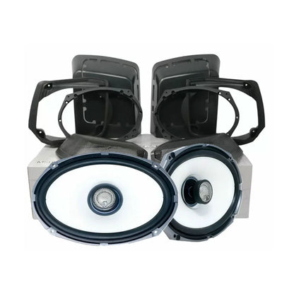 DIAMOND AUDIO - 150 Watt RMS - MSHXM692LK13 1998-2013 Harley Davidson® Cut In Lid Kit with HXM69F2 Speakers (2Ω)