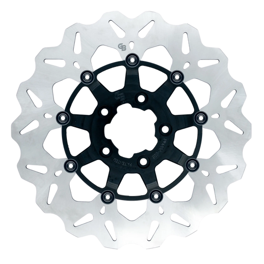 11.8″- 300mm Floating Wave® Rotor – Black Carrier- Front Disc – GBDU003