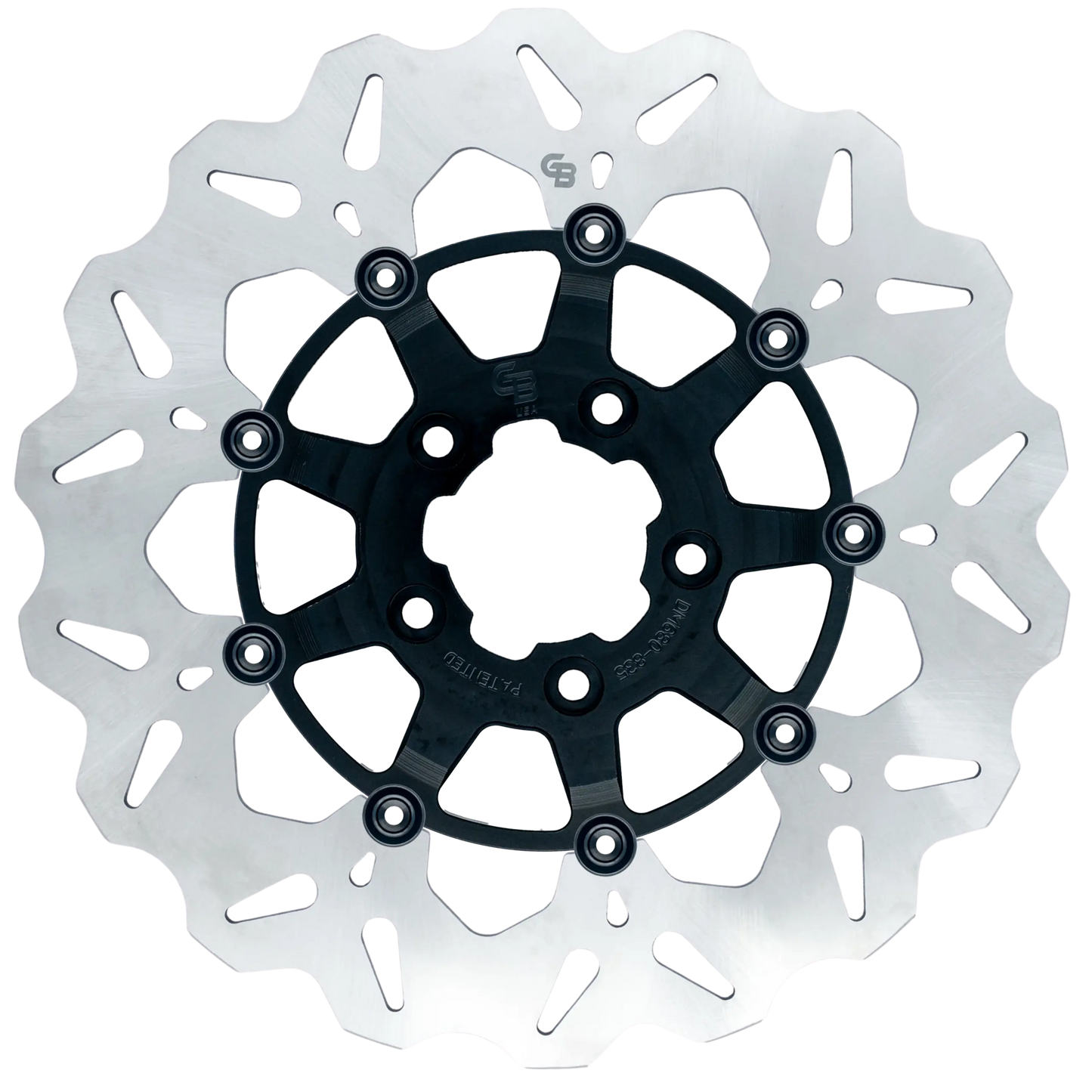 11.8" -330mm GBrakes Floating Wave® Rotor Black Carrier – Rear Disc – GBDU004