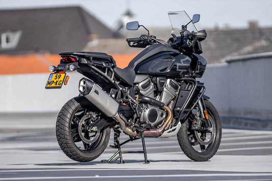 H-D Pan America Nomad Exhaust, Pearl Grey
