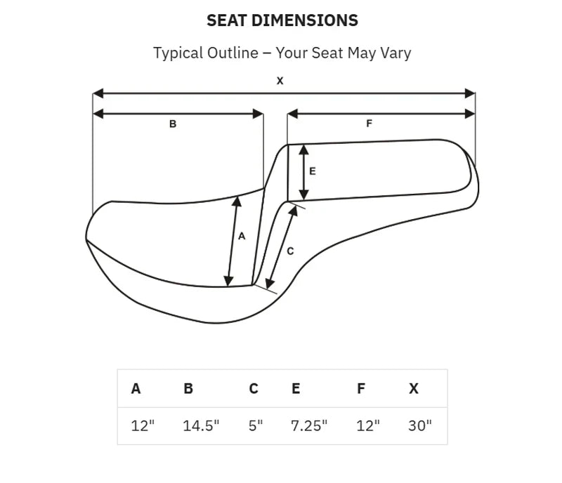 SADDLEMEN Roadsofa™ Seat - Full Lattice Stitch - without Backrest - Touring '08-'24
