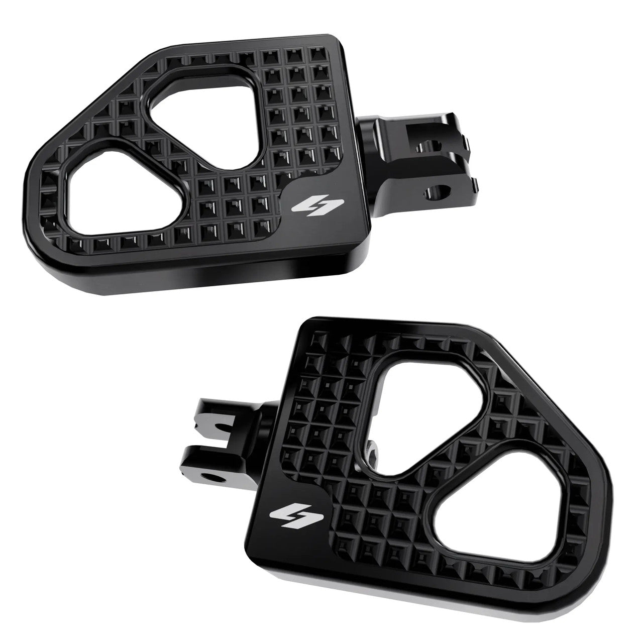 KRAUS MOTO Max Lean Mini Boards - Driver - Black Anodized - Softail '18-'25