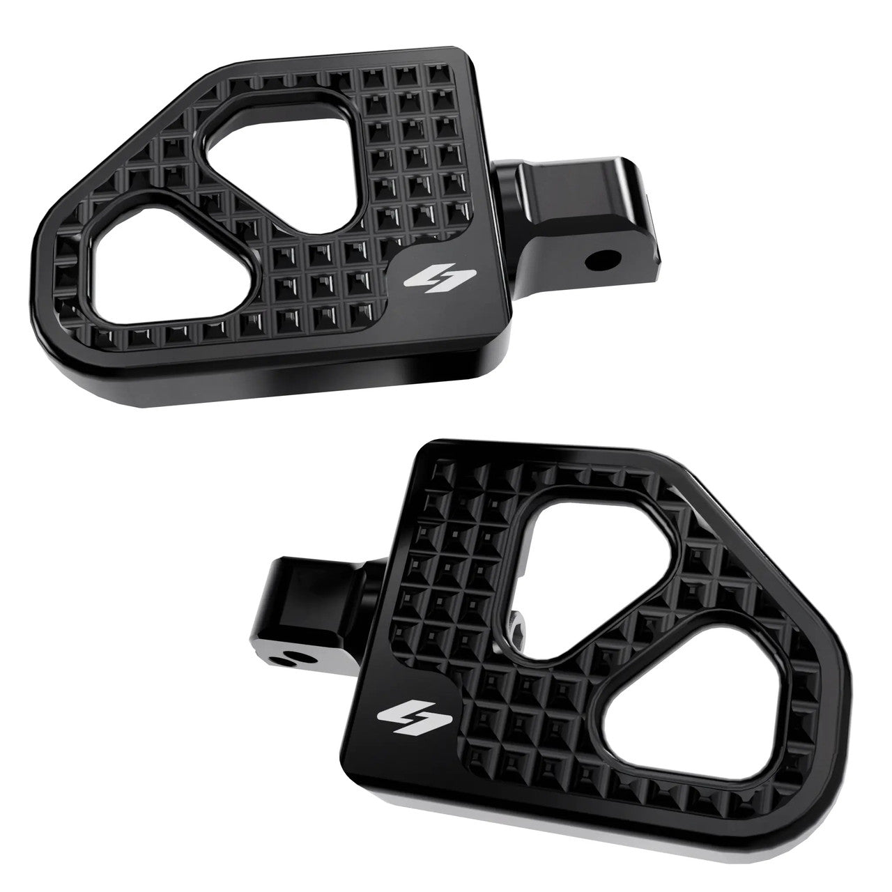 KRAUS MOTO Max Lean Mini Boards - Passenger - Black Anodized - Softail '18-'25