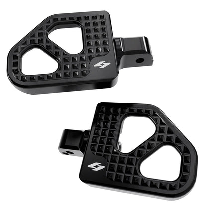 KRAUS MOTO Max Lean Mini Boards - Passenger - Black Anodized - Softail '18-'25