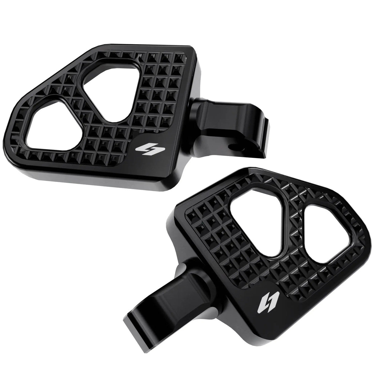 KRAUS MOTO Max Lean Mini Boards - Passenger - Black Anodized - Softail '18-'25