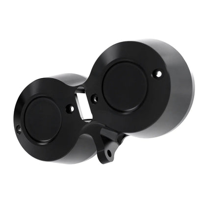 KRAUS MOTO S2 Twin Gauge Bucket - Black Anodized - Lowrider '16-'21