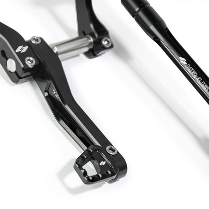KRAUS MOTO APEX SS3 Foot Controls - Black Anodized - Touring '17-'25
