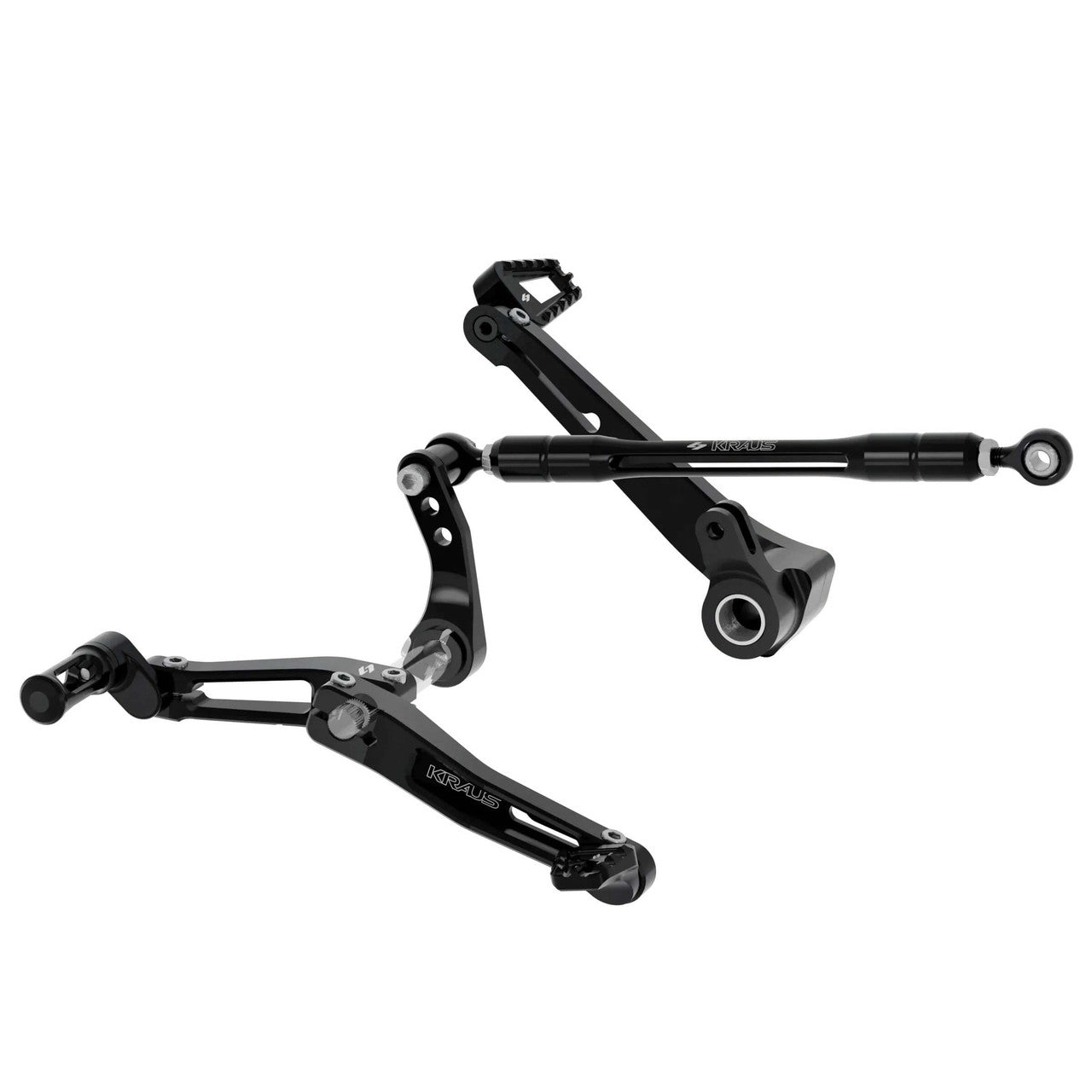 KRAUS MOTO APEX SS3 Foot Controls - Black Anodized - Touring '17-'25