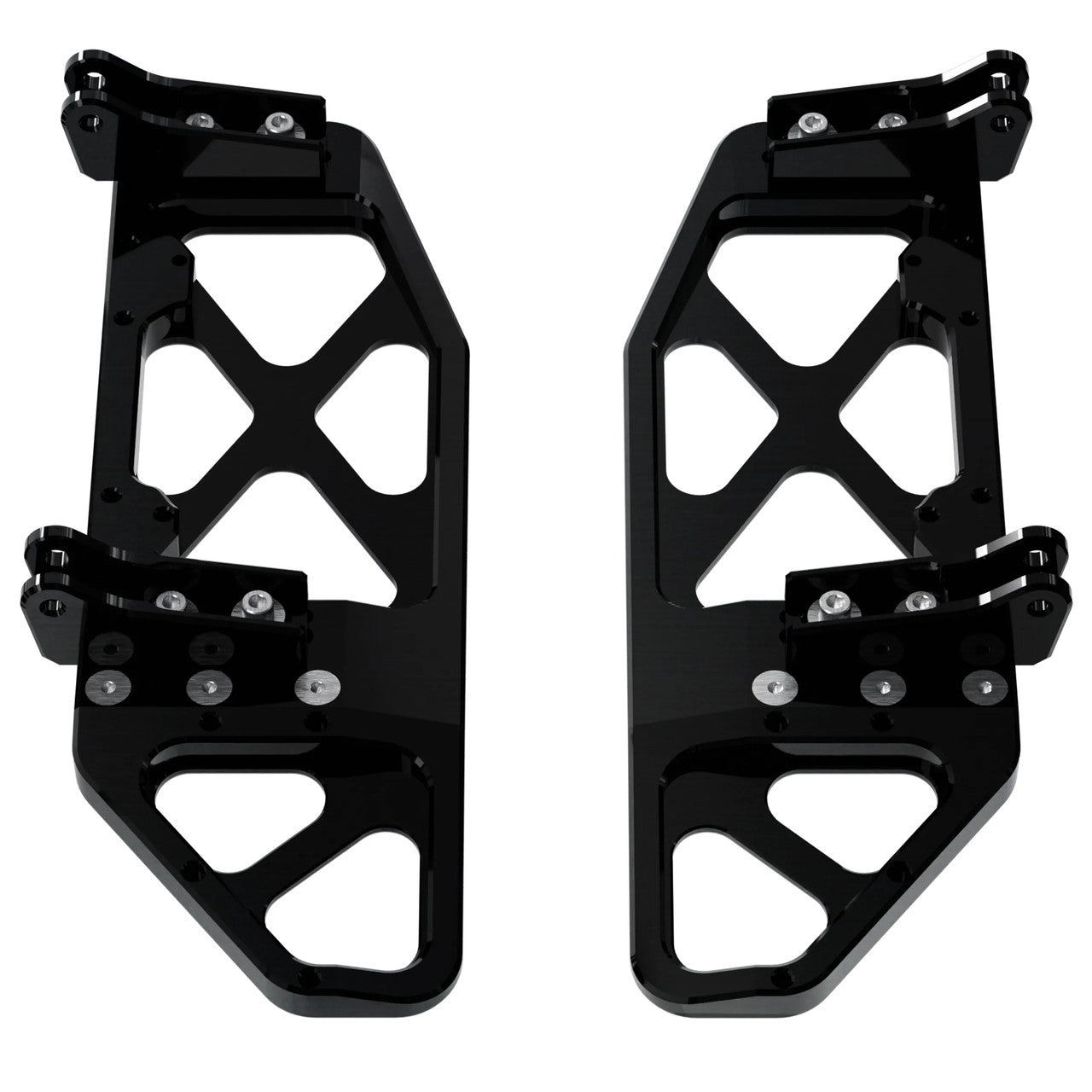 KRAUS MOTO Max Lean Floorboards - Black - Touring '06-'23