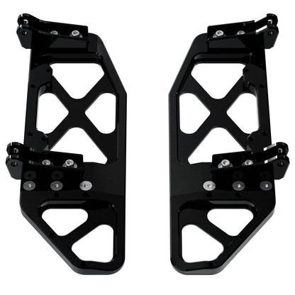 KRAUS MOTO Max Lean Floorboards - Black - Touring '06-'23