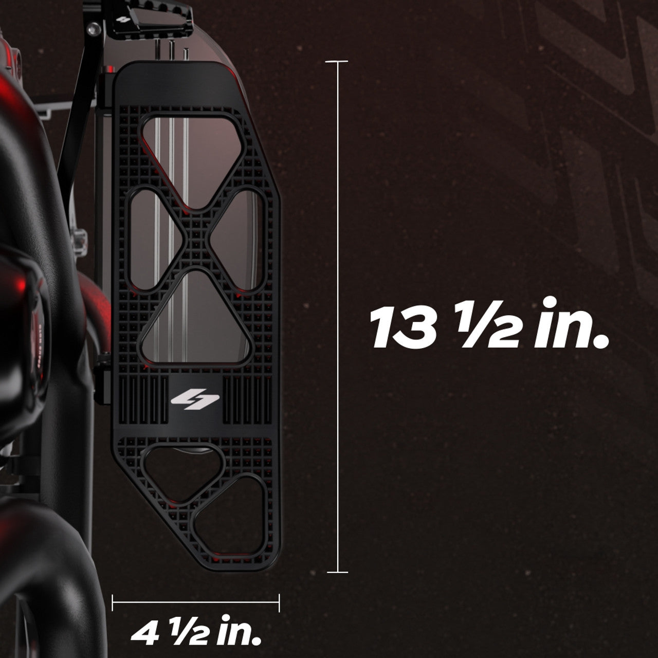 KRAUS MOTO Max Lean Floorboards - Black - Touring '06-'23