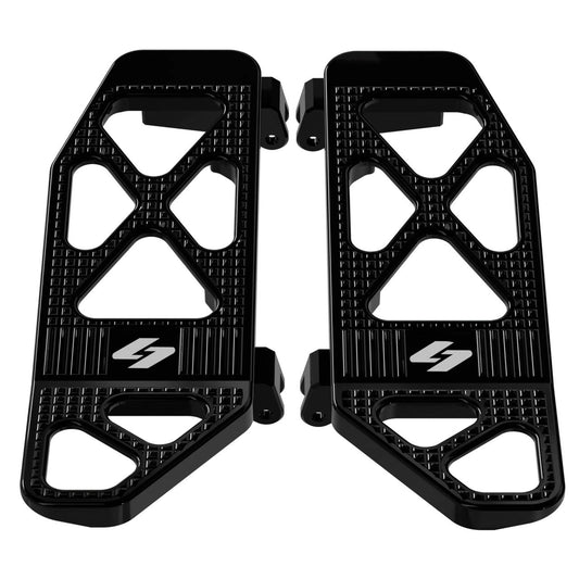 KRAUS MOTO Max Lean Floorboards - Black - Touring '06-'23