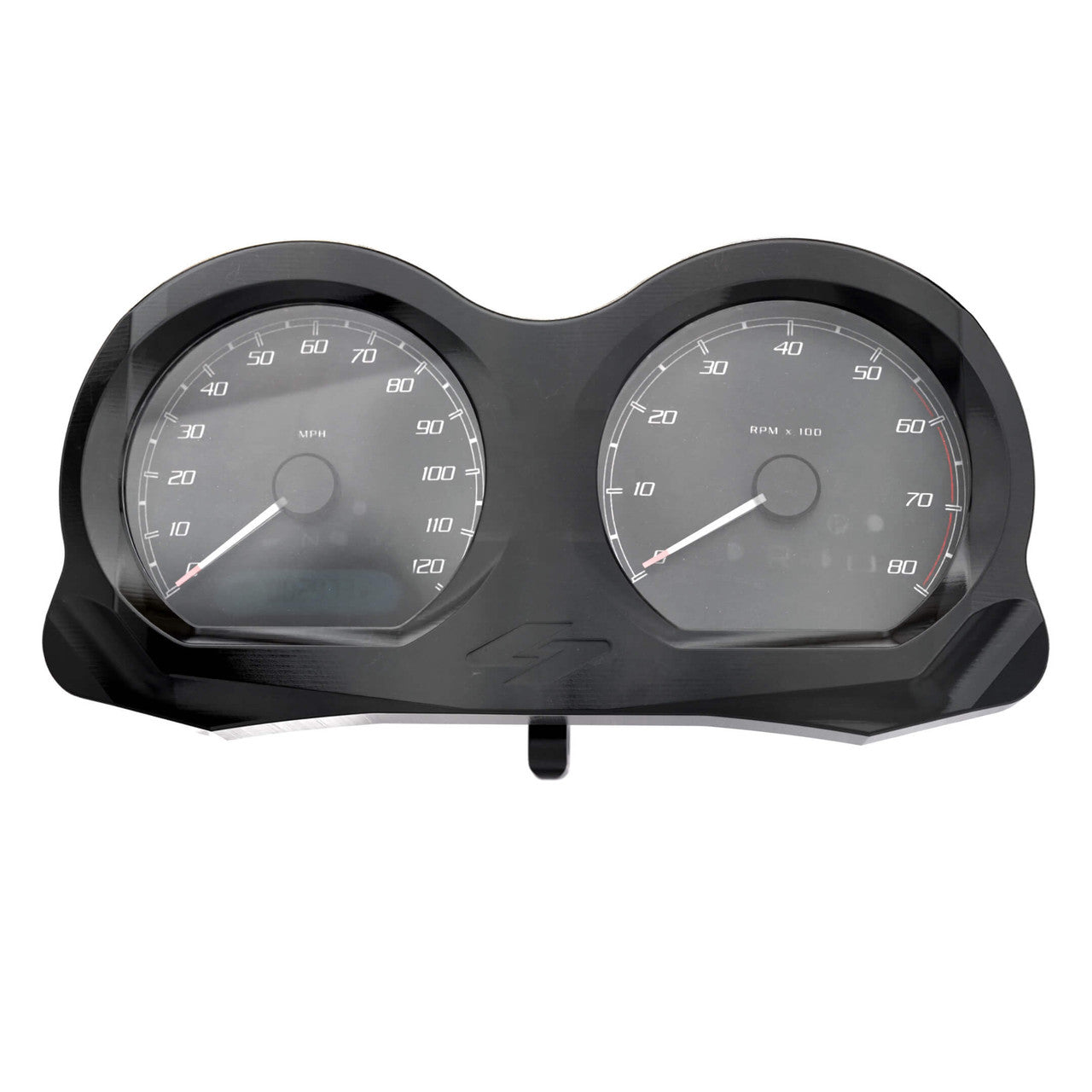 KRAUS MOTO LUX Gauge Bezel - Black Anodized - Road Glide '15-'23