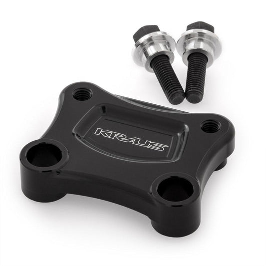 KRAUS MOTO T-Rex 2-1/2 in. Pull Back Plate - Black Anodized - Street Glide '00-'25