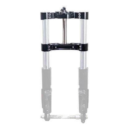 KRAUS MOTO Alpha Wolf Triple Trees - Black Anodized - Road Glide '15-'25