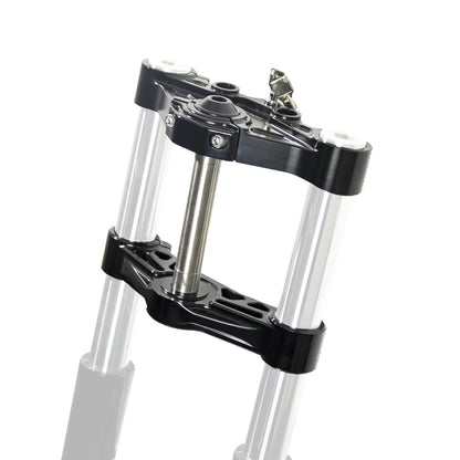 KRAUS MOTO Alpha Wolf Triple Trees - Black Anodized - Road Glide '15-'25