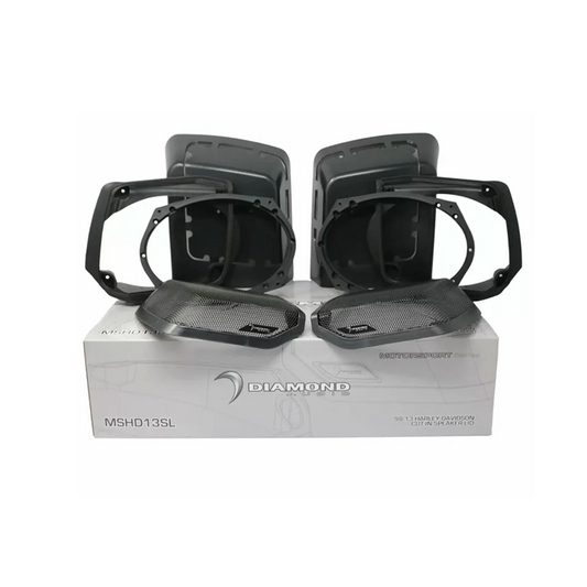 DIAMOND AUDIO - 98-2013 Harley Davidson Cut-in Lid Kit with MP692 (2Ω) Speakers