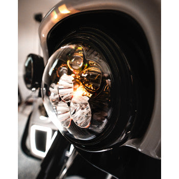 Shark Demon® 7” Round LED Headlight with Color Changing Backlight