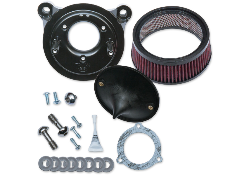 S&S CYCLE Super Stock™ Stealth Air Cleaner Kit - Black