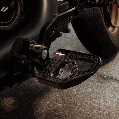 KRAUS MOTO Pro-Line Peg Adjusters - Black Anodized